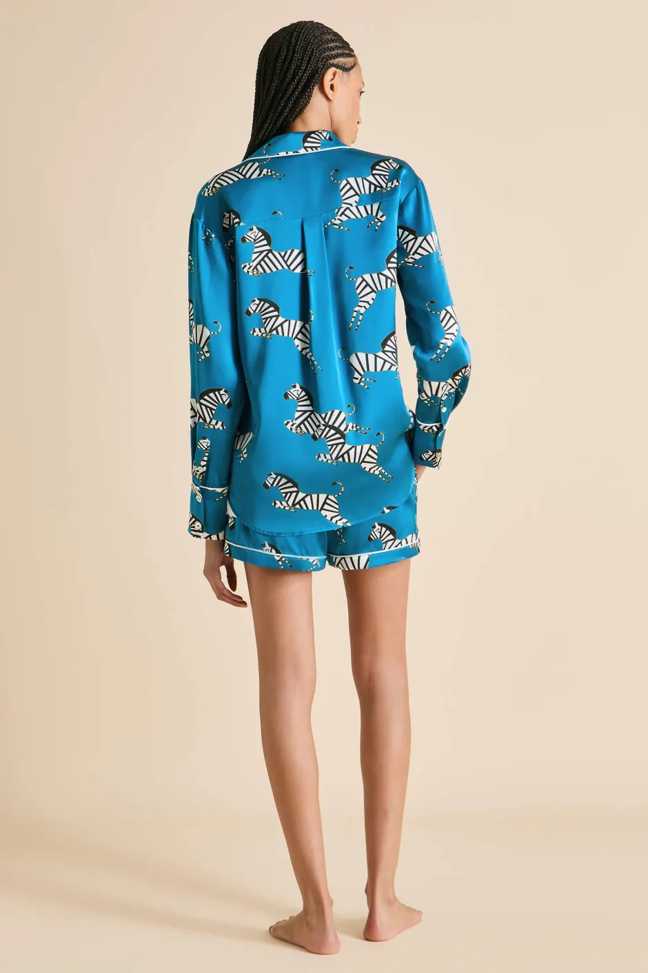 alba_zora_blue_zebra_pajamasin_silk_satin_3.webp Fashion Olivia von Halle Alba Zora Zebra Pajamasin Silk Satin Blue