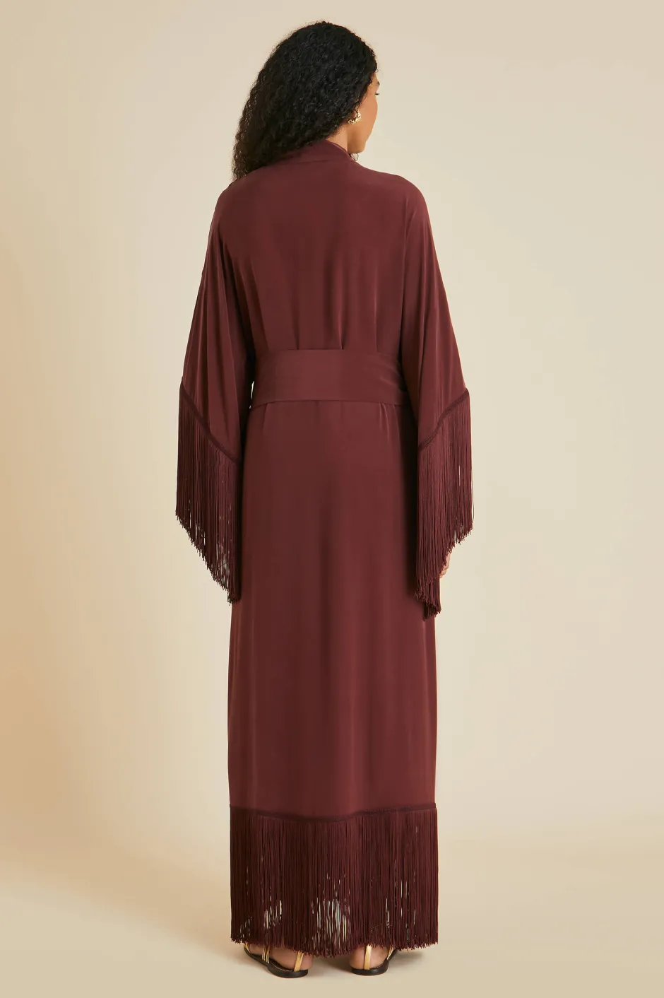 amina_burgundy_fringed_robein_silk_crpe_de_chine_3.webp Discount Olivia von Halle Amina Fringed Robein Silk Crêpe de Chine Burgundy