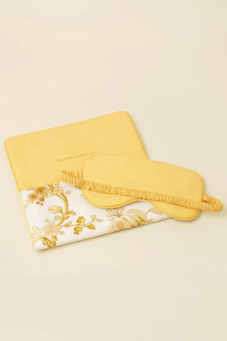 audrey_aegeus_yellow_floral_eye_maskin_cottonsilk_3.webp Discount Olivia von Halle Audrey Aegeus Floral Eye Maskin Cotton-Silk Yellow