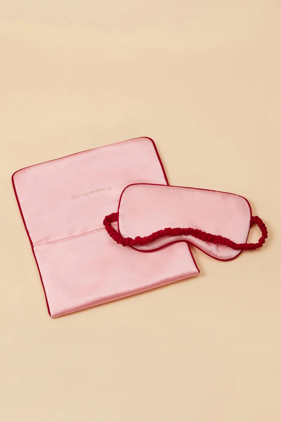 audrey_blush_pink_eye_maskin_silk_satin_2.webp Outlet Olivia von Halle Audrey Blush Eye Maskin Silk Satin Pink