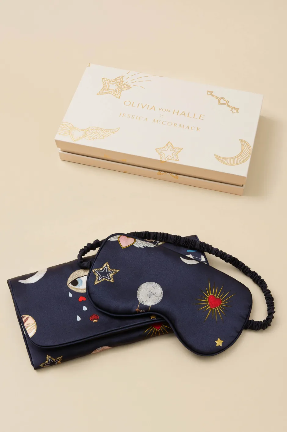 audrey_cosmic_navy_eye_maskin_silk_satin_2.webp Cheap Olivia von Halle Audrey Cosmic Eye Maskin Silk Satin Navy