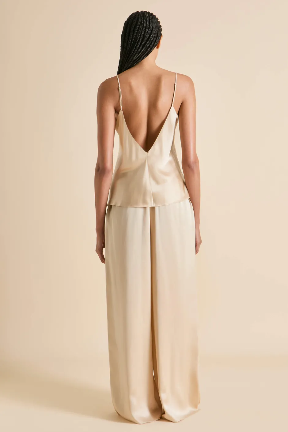 bliss_caramel_camisole_setin_silk_satin_4.webp Outlet Olivia von Halle Bliss Camisole Setin Silk Satin Caramel