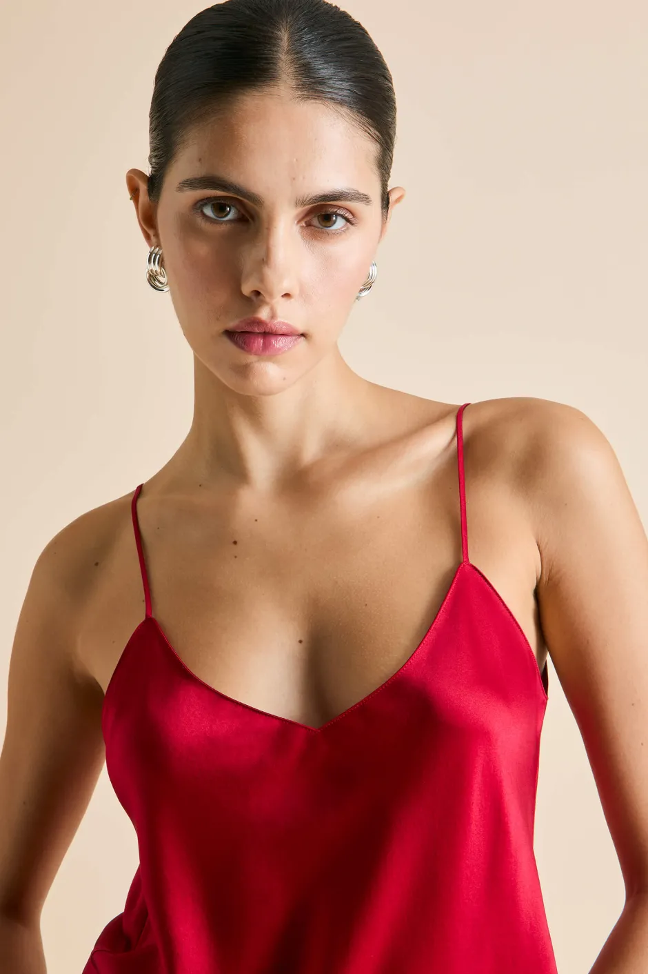 bliss_ruby_camisole_setin_silk_satin_2.webp Store Olivia von Halle Bliss Ruby Camisole Setin Silk Satin Red