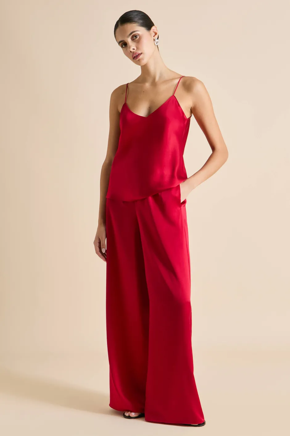 bliss_ruby_camisole_setin_silk_satin_3.webp Store Olivia von Halle Bliss Ruby Camisole Setin Silk Satin Red