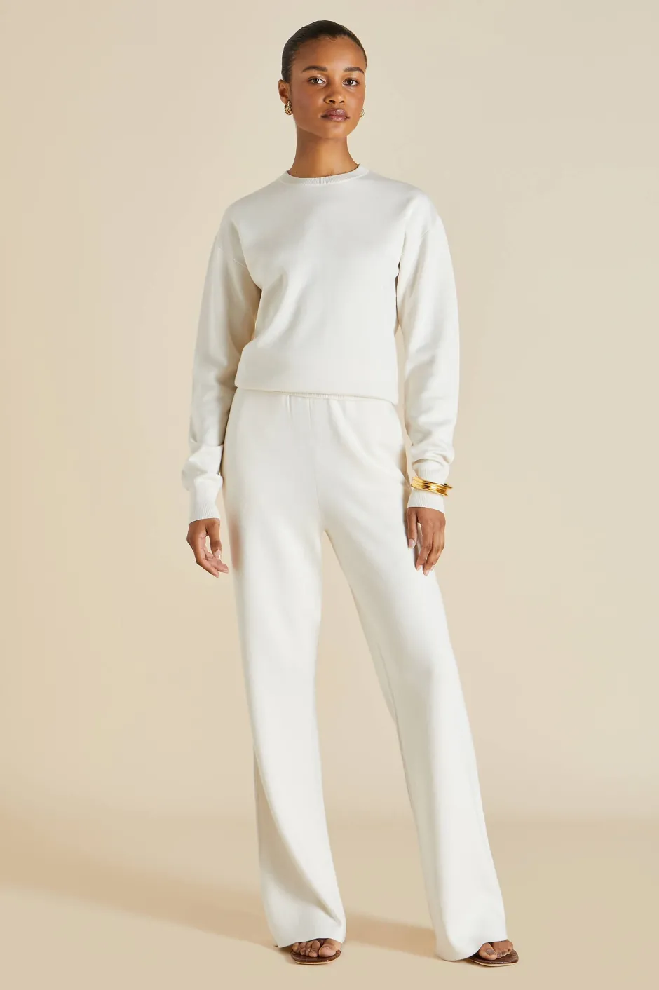 carmel_alaska_ivory_tracksuitin_silkcashmere_3.webp Discount Olivia von Halle Carmel Alaska Tracksuitin Silk-Cashmere Ivory