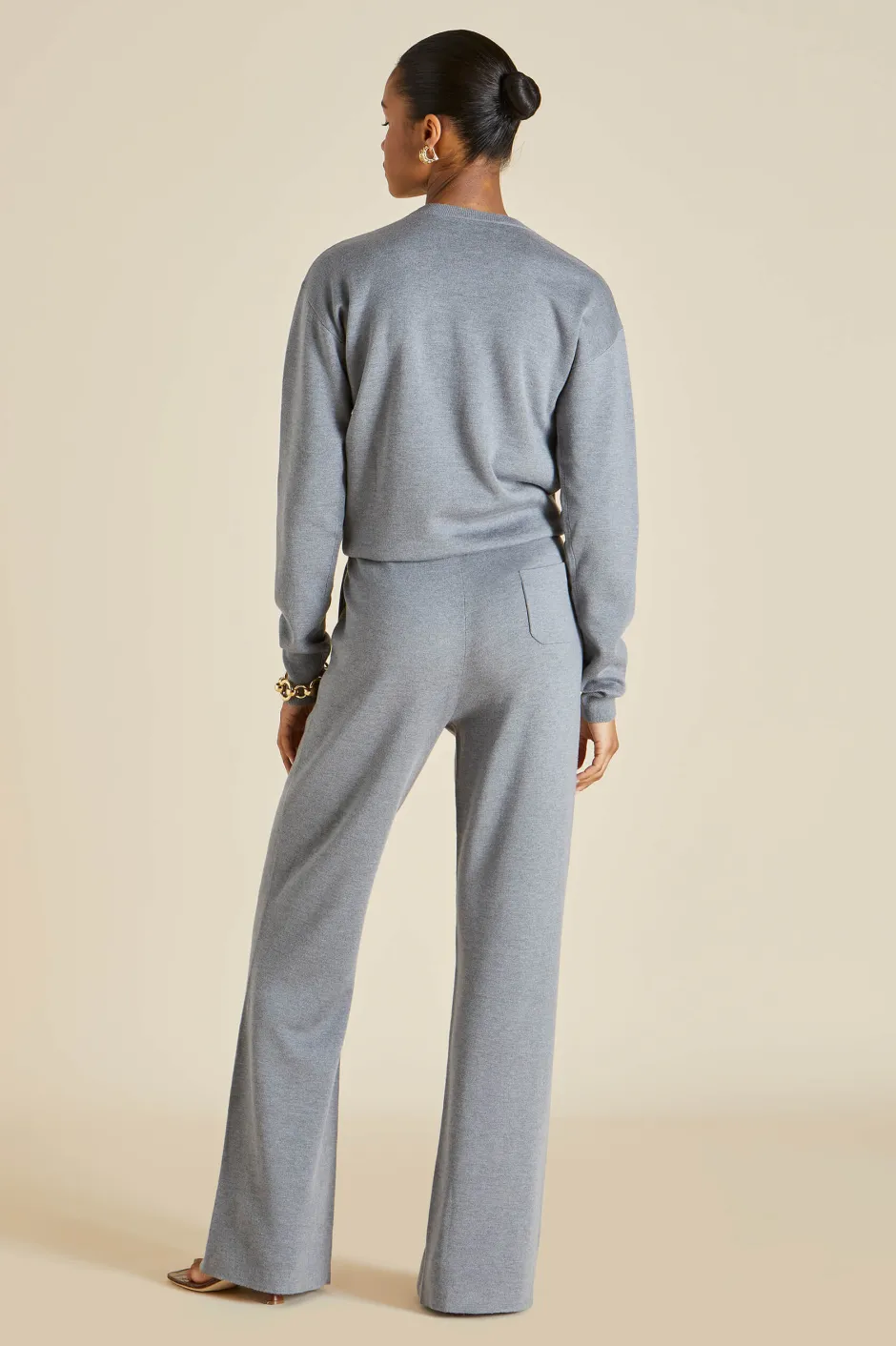 carmel_london_gray_tracksuitin_silkcashmere_7.webp Sale Olivia von Halle Carmel London Tracksuitin Silk-Cashmere Gray