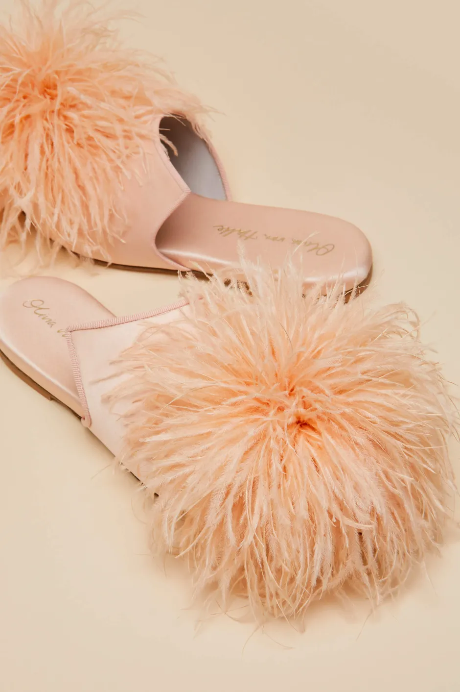 contessa_minnie_orangeslippersin_silk_feather_2.webp Discount Olivia von Halle Contessa Minnie OrangeSlippersin Silk Feather