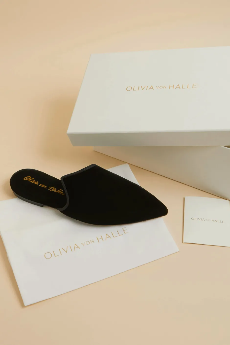 contessa_verona_black_slippersin_velvet_6.webp Outlet Olivia von Halle Contessa Verona Black Slippersin Velvet