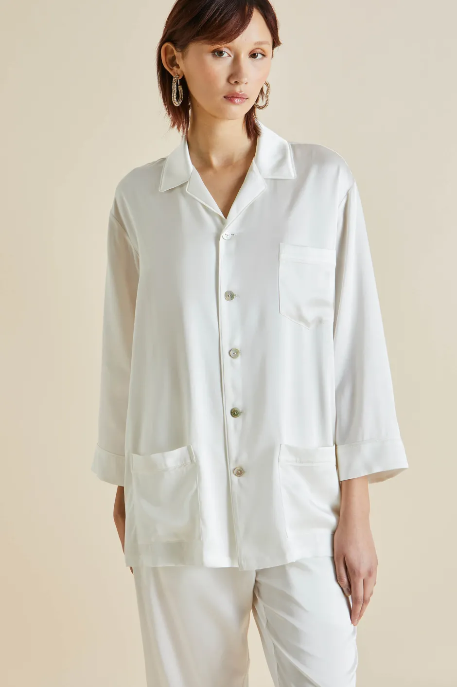 fifi_ivory_white_pajamasin_silk_satin_2.webp Fashion Olivia von Halle Fifi White Pajamasin Silk Satin Ivory