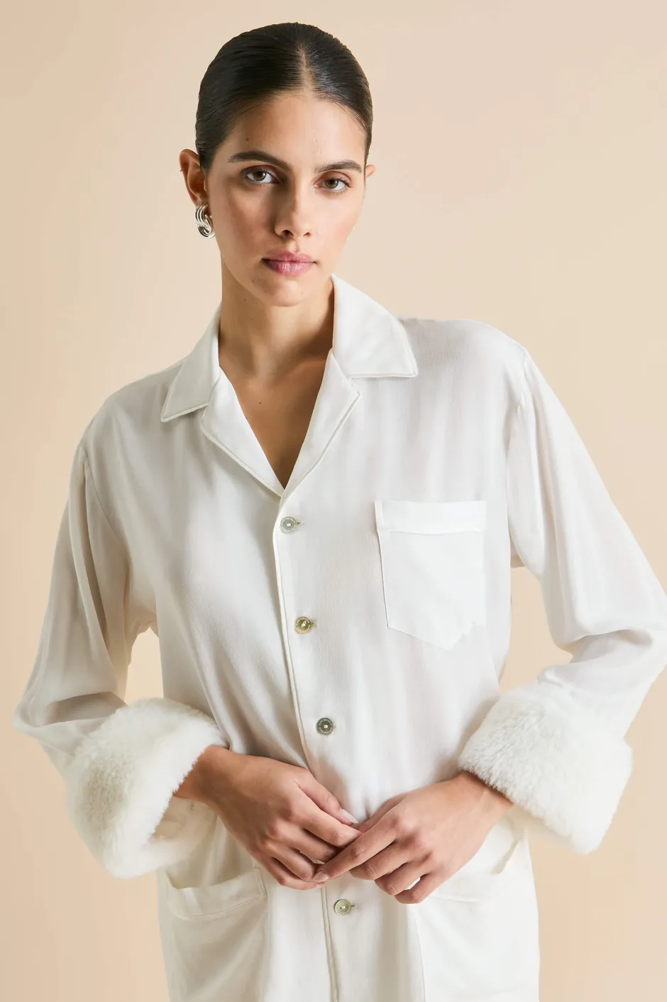 fifi_snow_white_pajamasin_silk_crpe_de_chine_3.webp Flash Sale Olivia von Halle Fifi Snow White Pajamasin Silk Crêpe de Chine Ivory