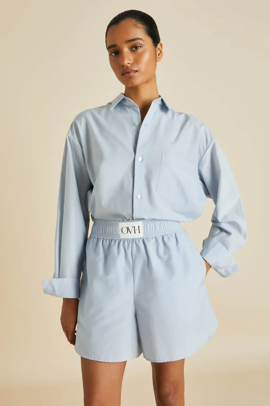 kick_blue_pajamasin_cottonsilk_2.webp Online Olivia von Halle Kick Blue Pajamasin Cotton-Silk