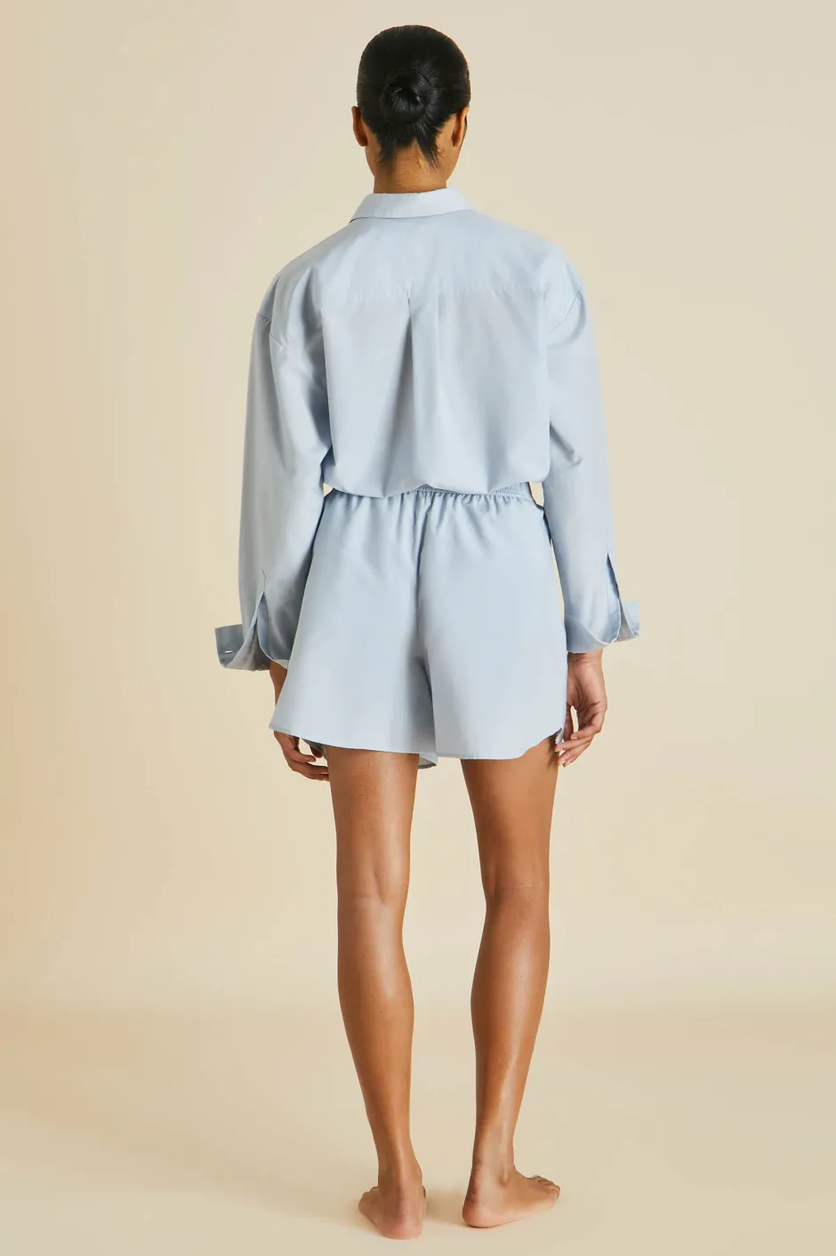 kick_blue_pajamasin_cottonsilk_3.webp Online Olivia von Halle Kick Blue Pajamasin Cotton-Silk