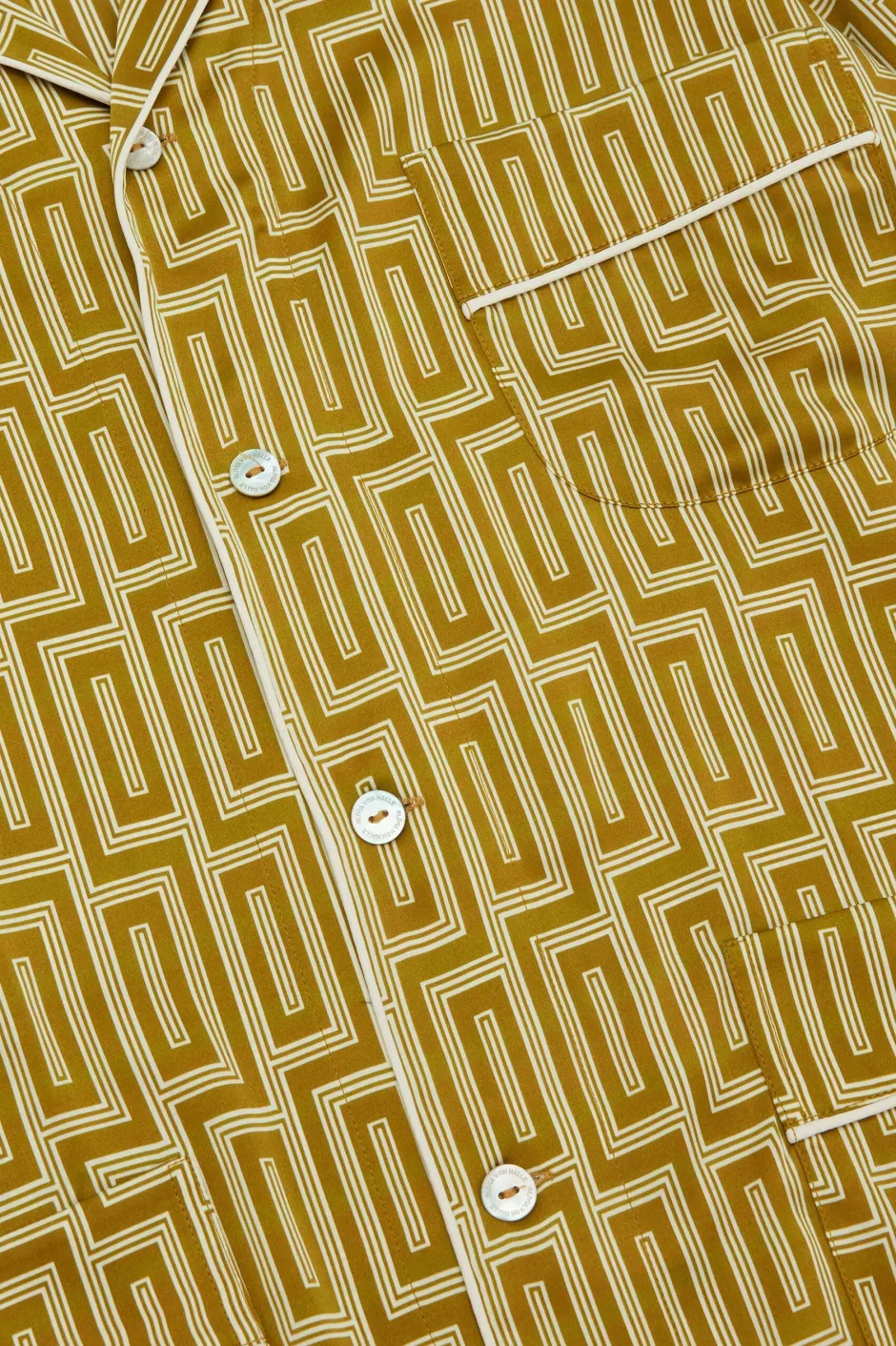 laurent_ruhlmann_gold_geometric_pajamasin_silk_satin_8.webp Best Sale Olivia von Halle Laurent Ruhlmann Geometric Pajamasin Silk Satin Gold