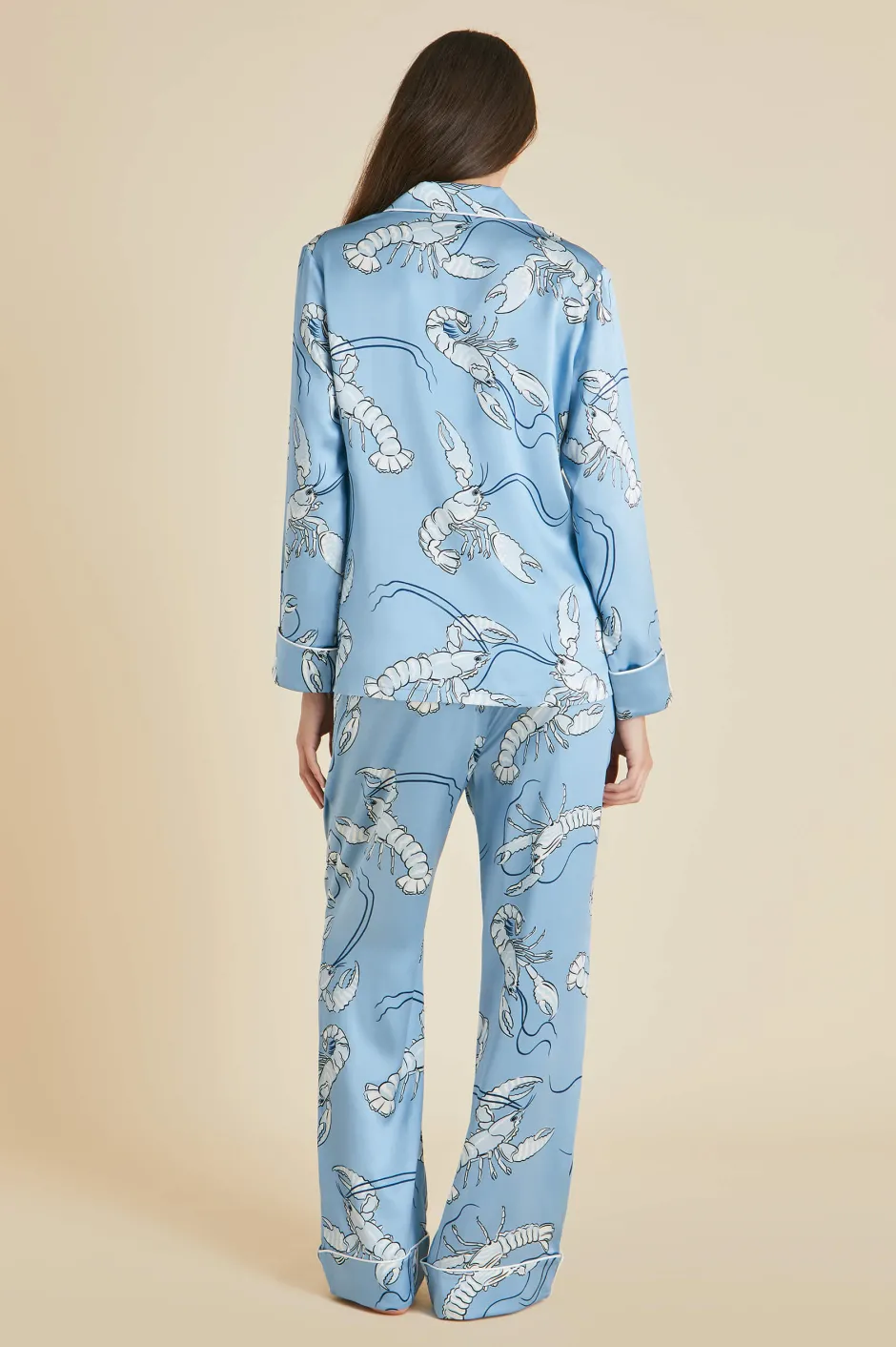 lila_poseidon_blue_lobster_pajamasin_silk_satin_2.webp Hot Olivia von Halle Lila Poseidon Lobster Pajamasin Silk Satin Blue