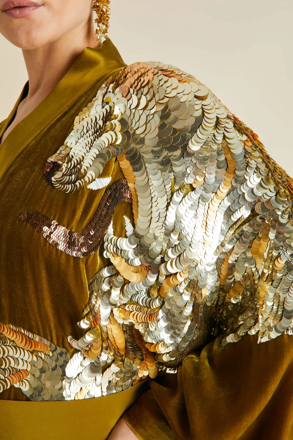 queenie_august_gold_embellished_robein_silk_velvet_2.webp Flash Sale Olivia von Halle Queenie August Gold Embellished Robein Silk Velvet