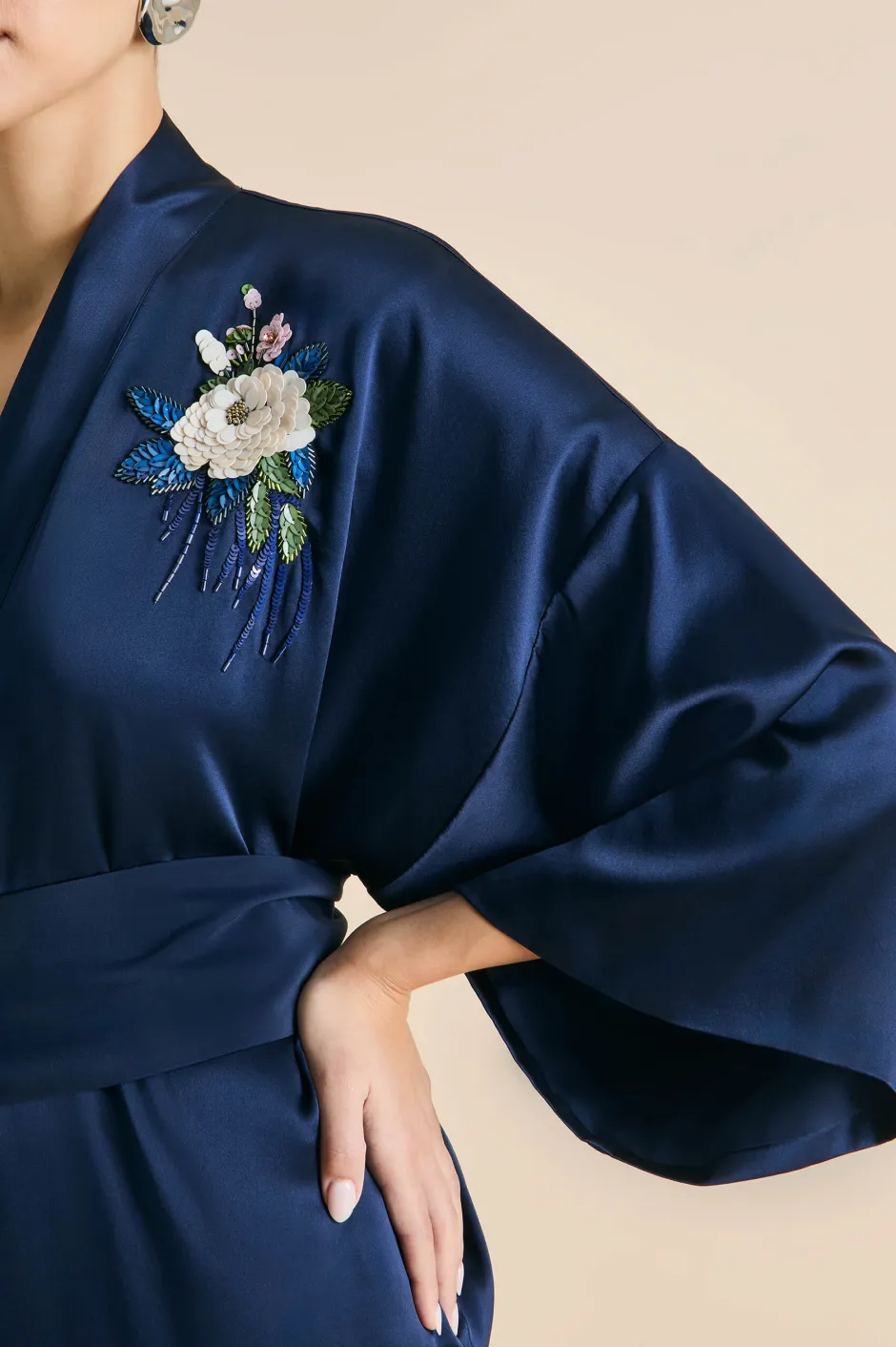 queenie_harmonies_navy_embellished_robein_silk_satin_3.webp Store Olivia von Halle Queenie Harmonies Embellished Robein Silk Satin Navy