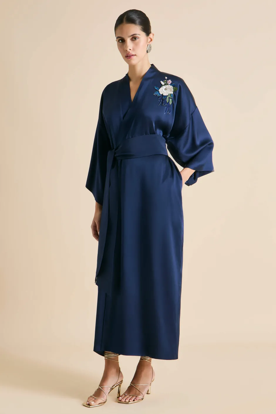 queenie_harmonies_navy_embellished_robein_silk_satin_4.webp Store Olivia von Halle Queenie Harmonies Embellished Robein Silk Satin Navy