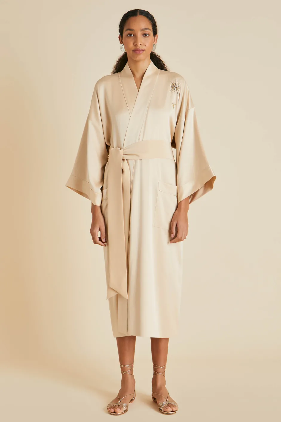 sabine_celestine_caramel_embellished_robein_sandwashed_silk_2.webp Cheap Olivia von Halle Sabine Celestine Caramel Embellished Robein Sandwashed Silk