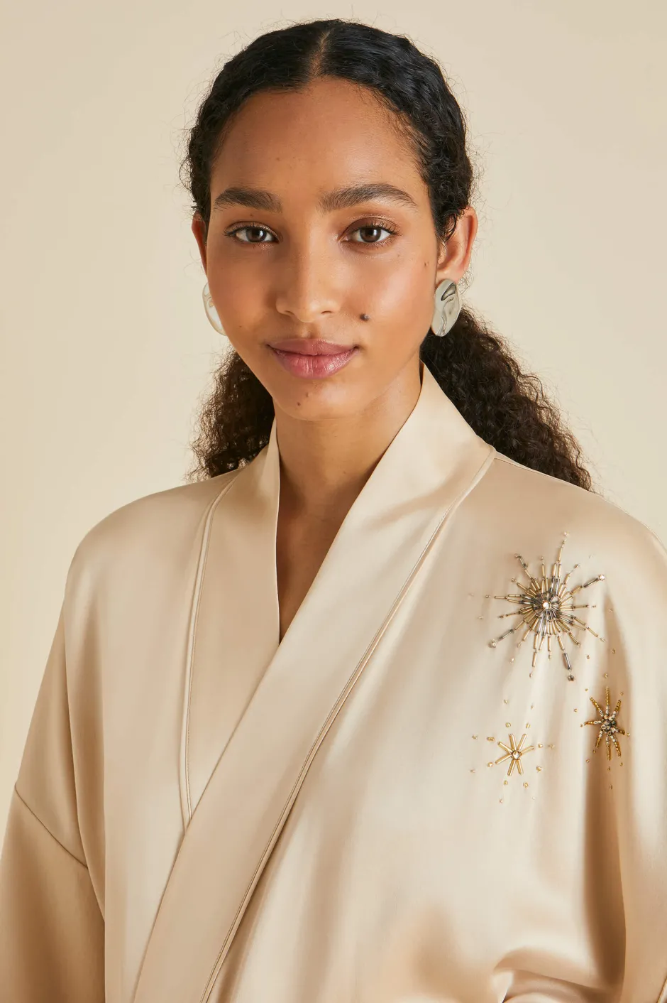 sabine_celestine_caramel_embellished_robein_sandwashed_silk_3.webp Cheap Olivia von Halle Sabine Celestine Caramel Embellished Robein Sandwashed Silk