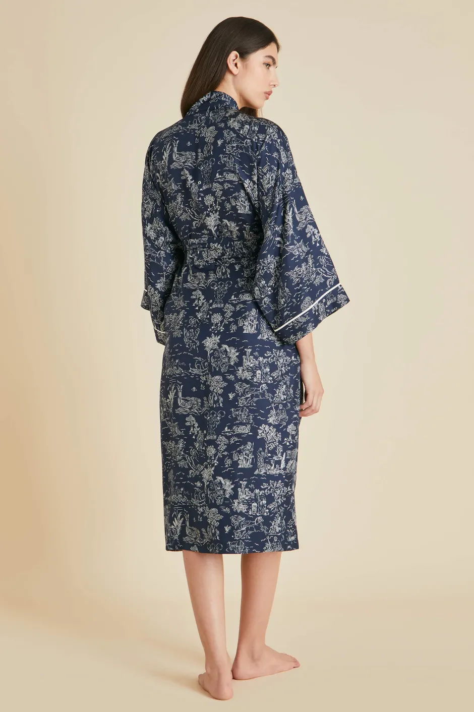 sabine_erebus_navy_toile_de_jouy_robein_silk_twill_2.webp Flash Sale Olivia von Halle Sabine Erebus Toile de Jouy Robein Silk Twill Navy