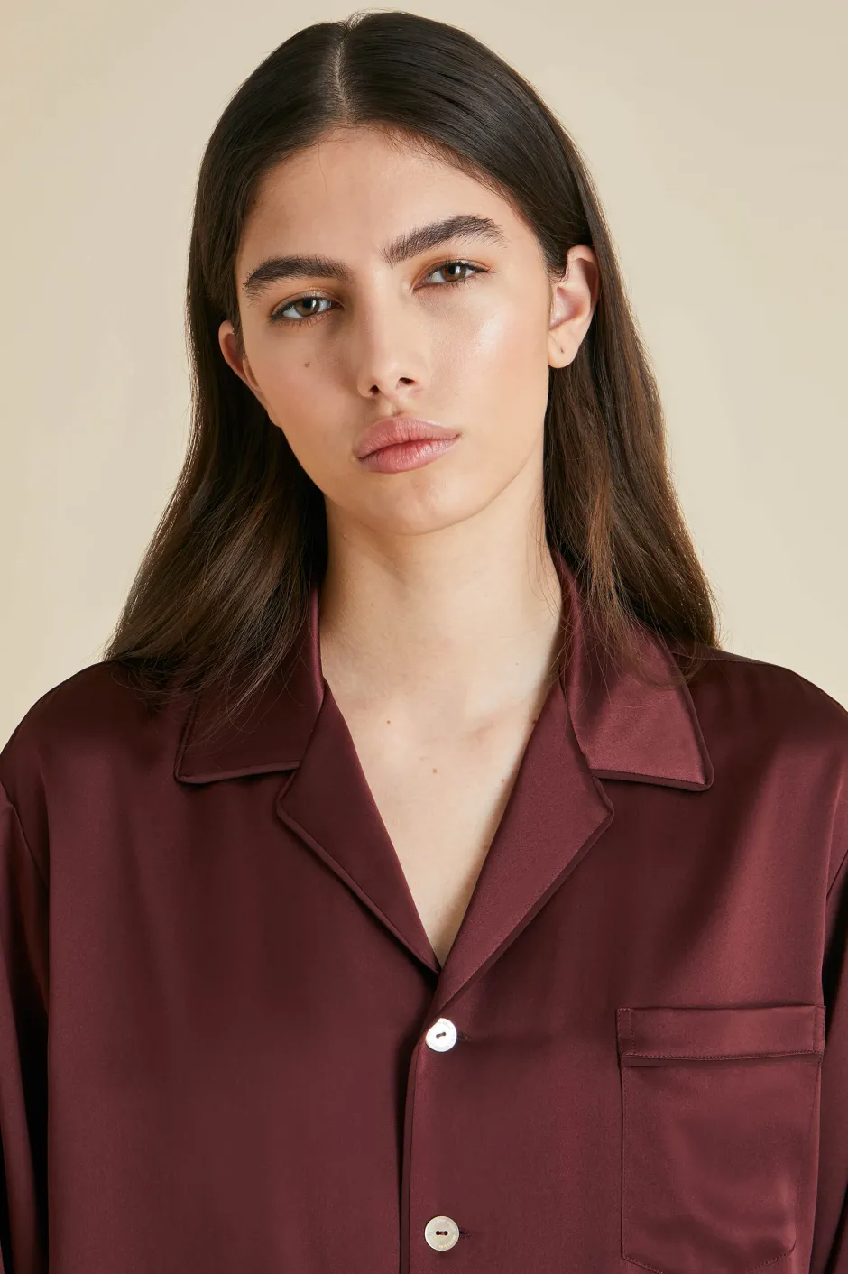 yves_burgundy_pajamasin_silk_satin_3.webp Online Olivia von Halle Yves Pajamasin Silk Satin Burgundy
