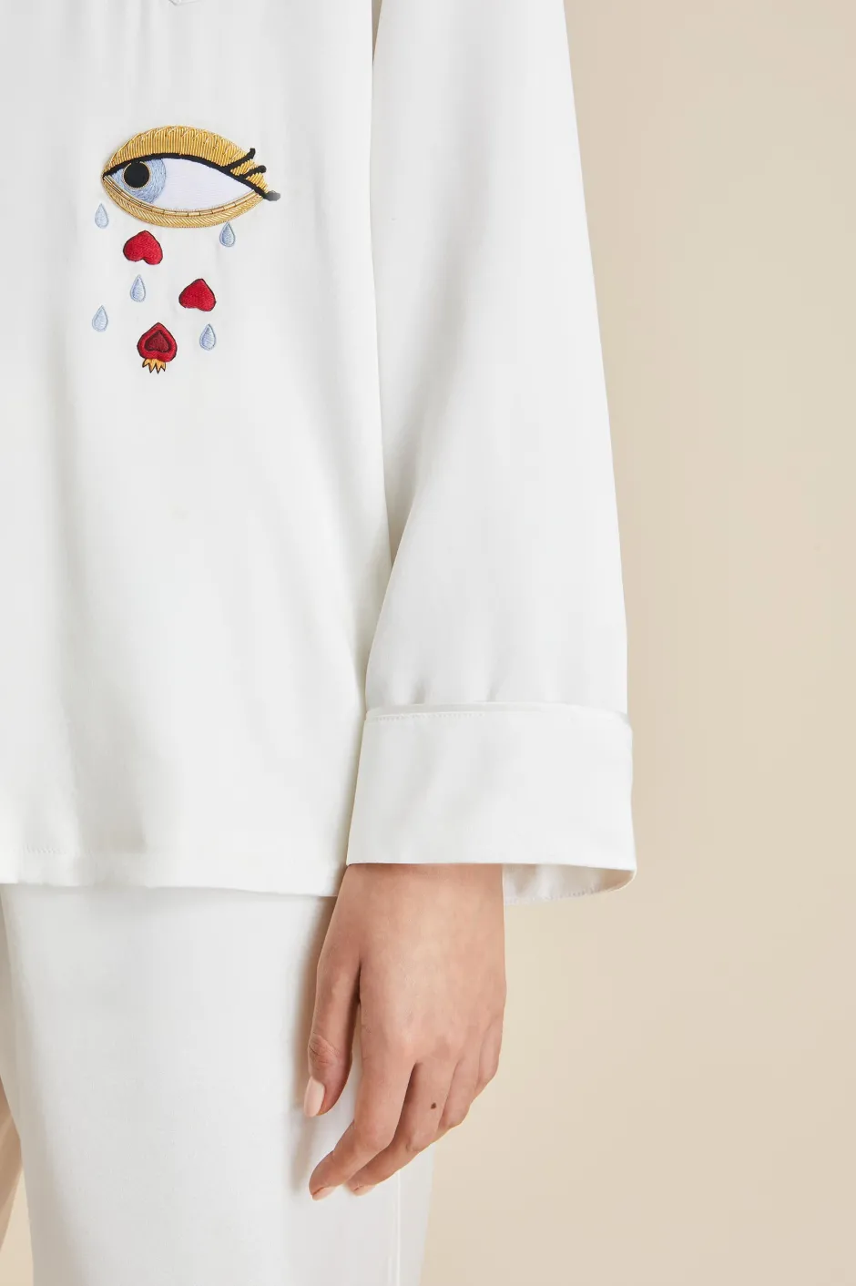 yves_desire_ivory_pajamasin_silk_satin_4.webp Cheap Olivia von Halle Yves Desire pajamasin Silk Satin Ivory