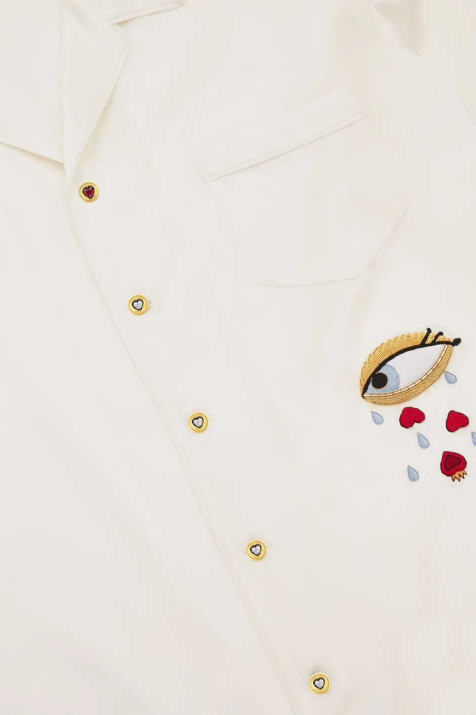 yves_desire_ivory_pajamasin_silk_with_ruby_and_diamond_buttons_by_jessica_mccormack_7.webp Sale Olivia von Halle Yves Desire pajamasin Silk with Ruby and Diamond Buttons by Jessica McCormack Ivory