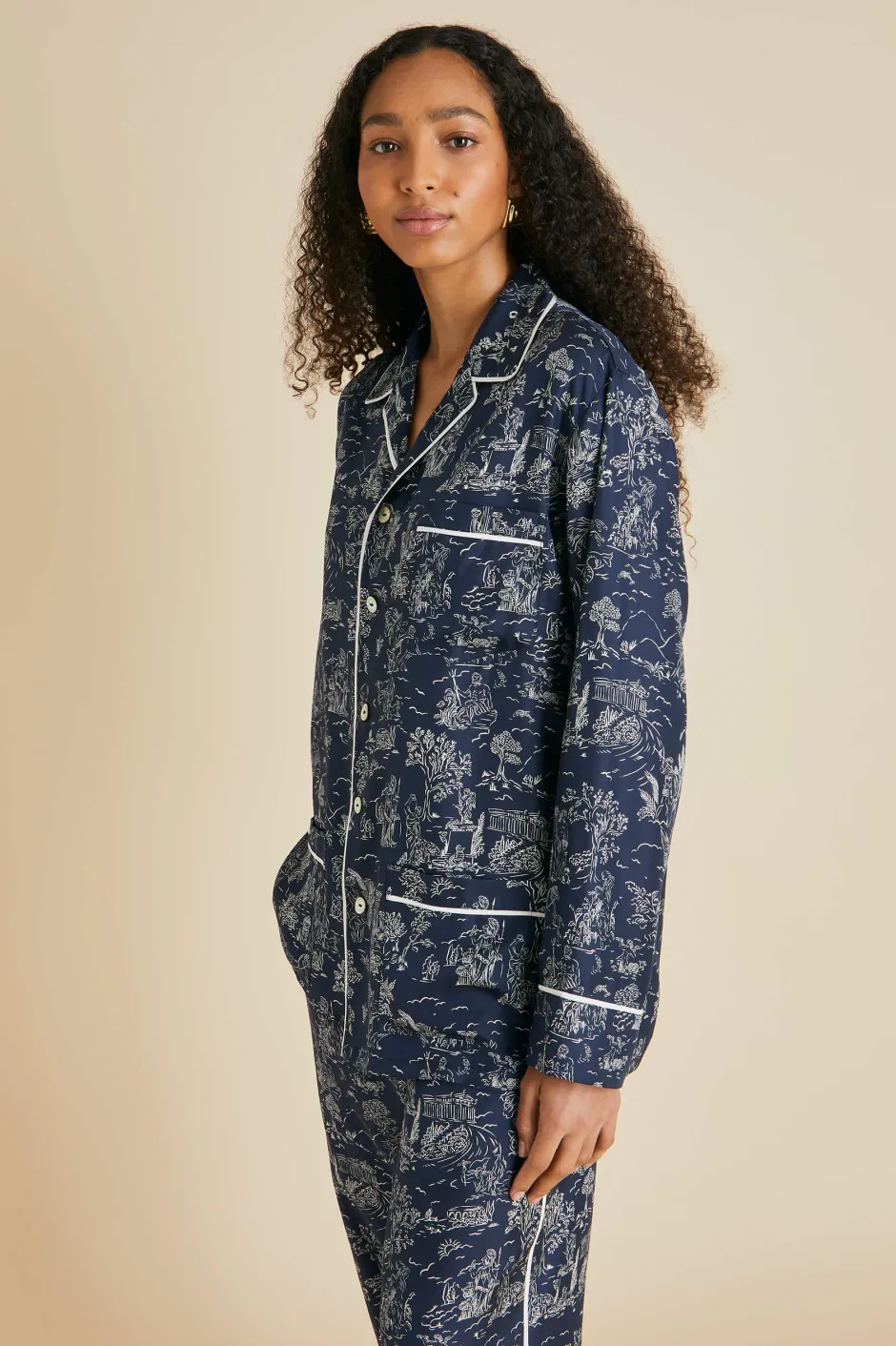 yves_erebus_navy_toile_de_jouy_pajamasin_silk_twill_3.webp Cheap Olivia von Halle Yves Erebus Toile de Jouy Pajamasin Silk Twill Navy