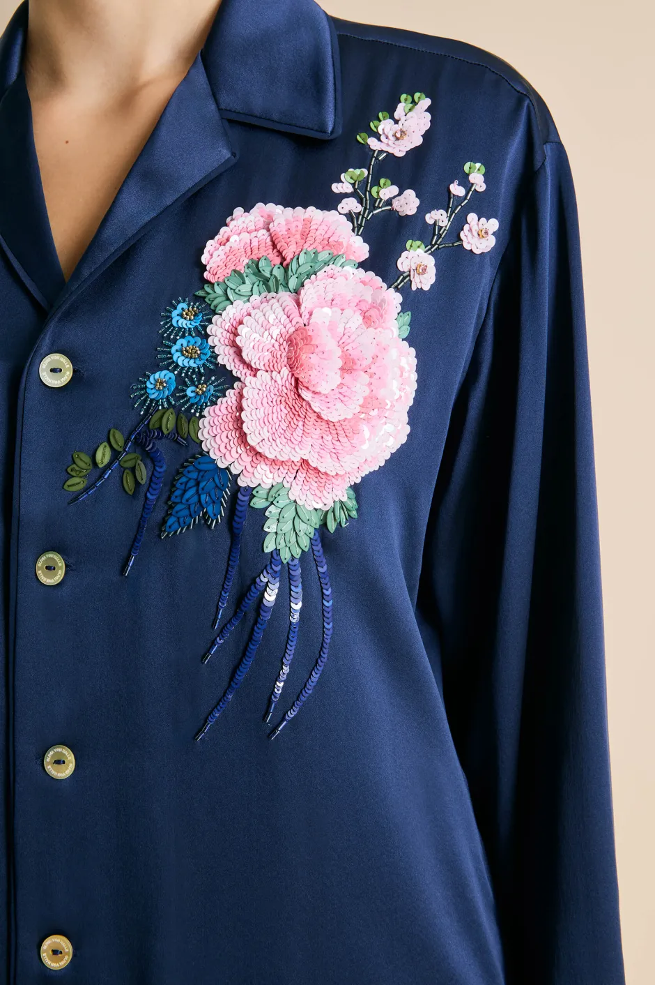 yves_harmonies_navy_embellished_pajamasin_silk_satin_4.webp Hot Olivia von Halle Yves Harmonies Embellished Pajamasin Silk Satin Navy